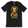 Yellow Logo Unisex t-shirt - catsoneverything - t shirt - hats